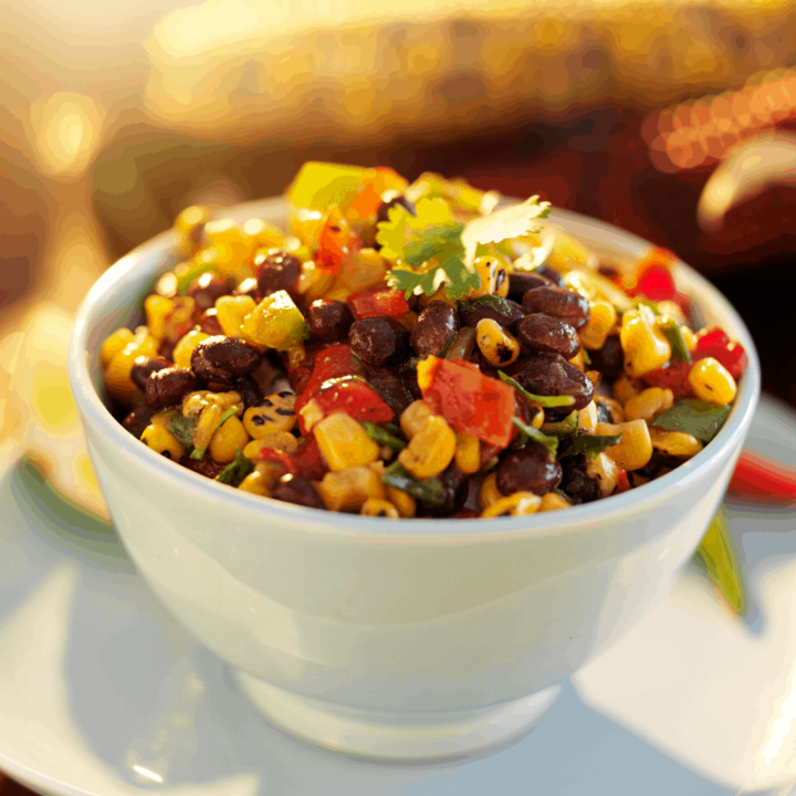 Black Bean & Corn Salad with Chipotle-Honey Vinaigrette