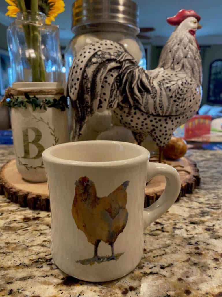 Example Waterslide Decal Mug made with the cricut maker