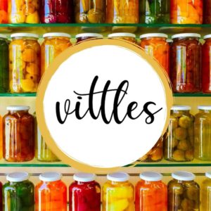 pictured of stored jars for vittles button