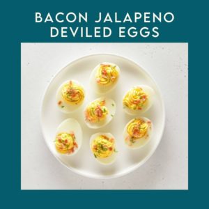 Bacon Jalapeno Deviled Eggs square