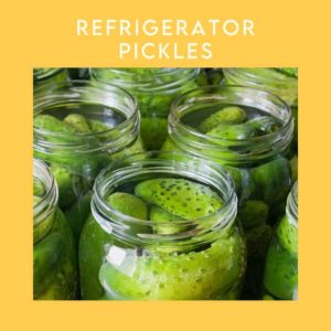 Refrigerator Pickles Square