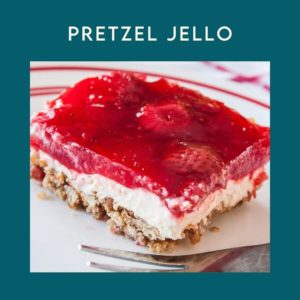 Pretzel Jello Recipe Square