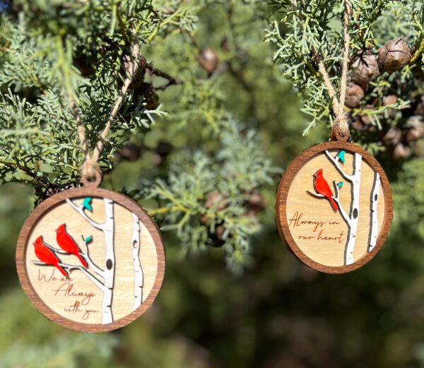 Cardinal Memoiral Ornaments