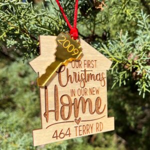 First Christmas in New Home Ornament