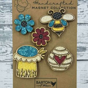 Honey Bee Magnet Set